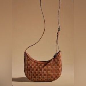 Bembien Mini Sling in the Carré Weave Sienna color way